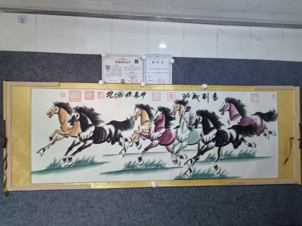 图片[1]-汪保国《马到成功》-嘉城艺术交易平台