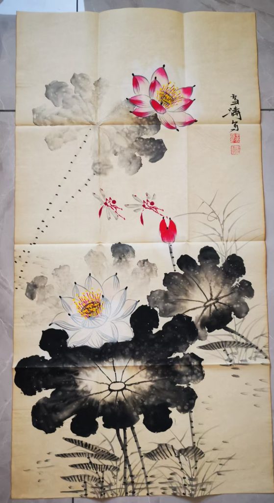 图片[1]-王雪涛《荷香清韵》-嘉城艺术交易平台