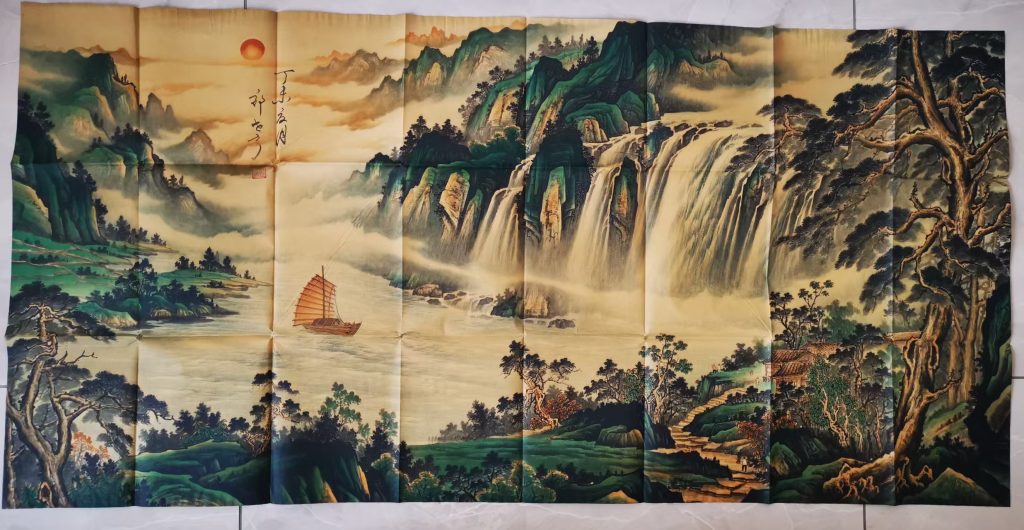 图片[1]-郎世宁《山水图》-嘉城艺术交易平台