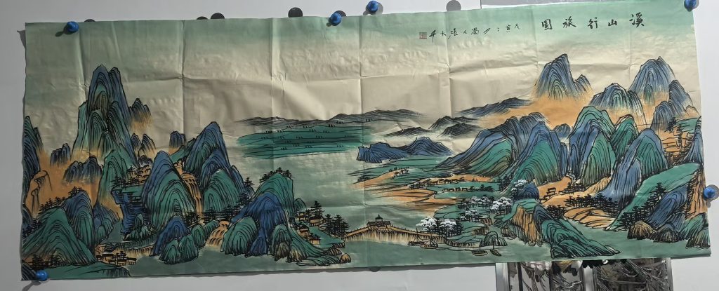 图片[1]-张大千《溪山行旅图》-嘉城艺术交易平台