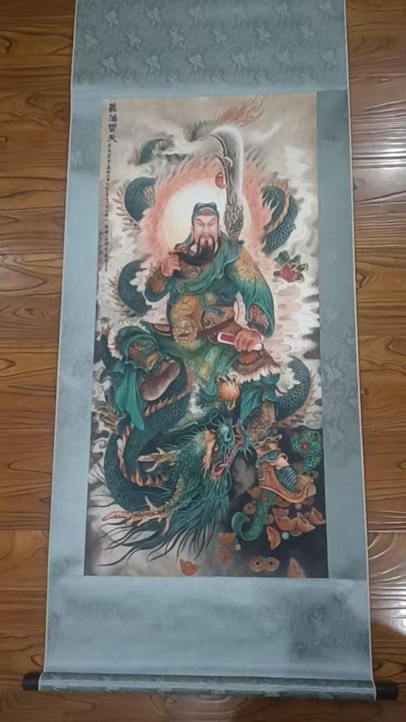 图片[1]-张大千《义薄云天》-嘉城艺术交易平台