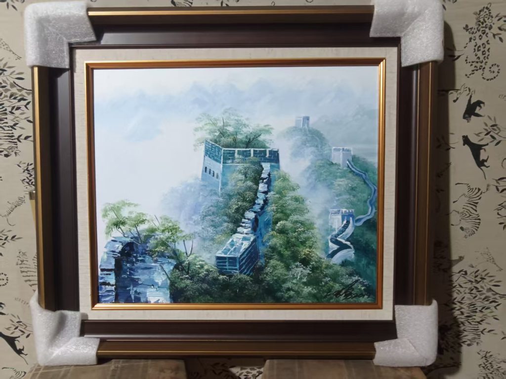 图片[1]-张勇《长城》油画-嘉城艺术交易平台