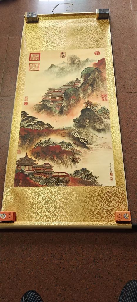 图片[1]-仇英《仙山楼阁》-嘉城艺术交易平台