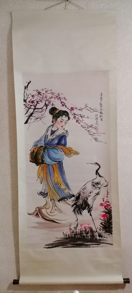 图片[1]-白柏骅《观桃图》-嘉城艺术交易平台