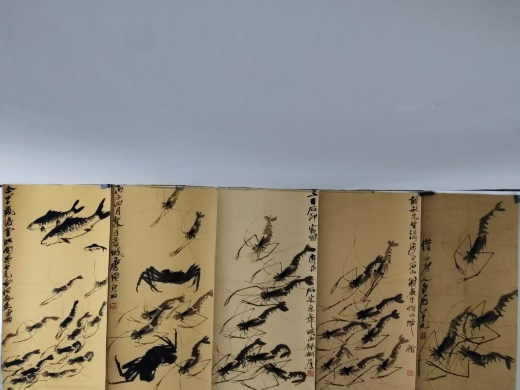 图片[1]-齐白石《虾蟹图合集》-嘉城艺术交易平台