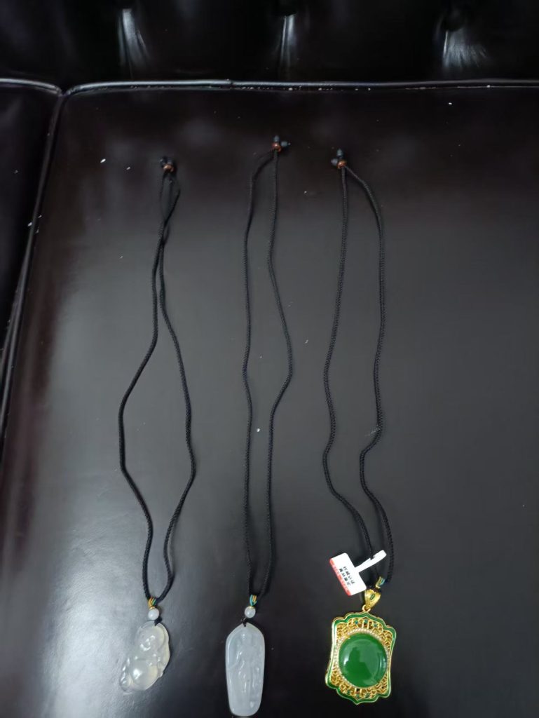 图片[1]-和田玉、金镶玉、翡翠《吊坠》-嘉城艺术交易平台