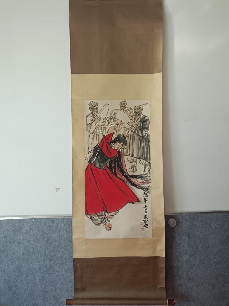 图片[1]-黄胄《人物图》-嘉城艺术交易平台