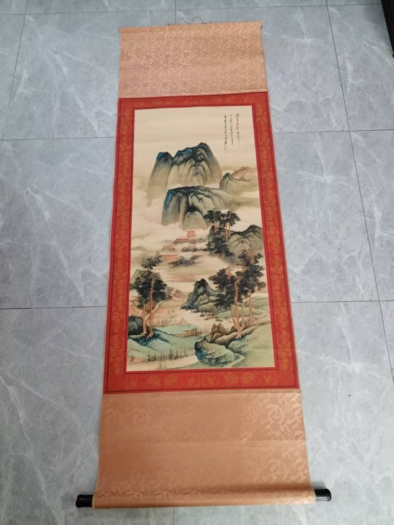 图片[1]-张大千《山水图》-嘉城艺术交易平台