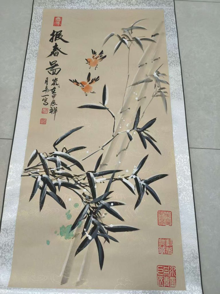 图片[1]-韦一《报春图》-嘉城艺术交易平台