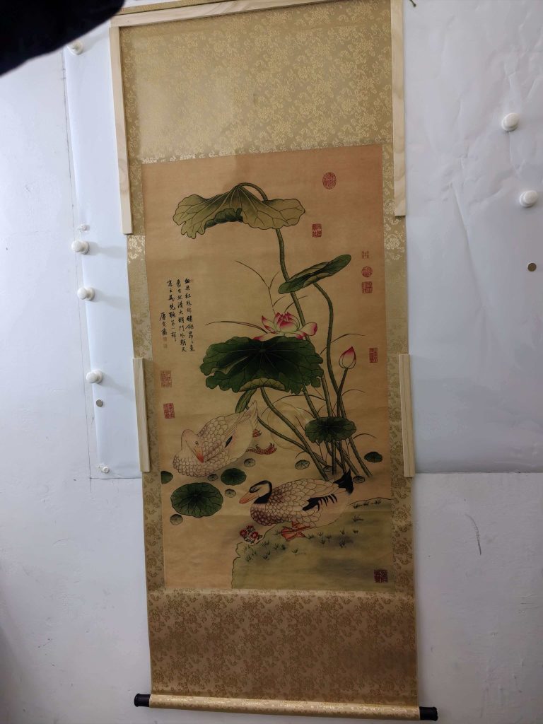 图片[1]-唐寅《花鸟图》-嘉城艺术交易平台