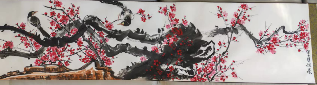 图片[2]-王雄《暗香疏影》（长卷）-嘉城艺术交易平台