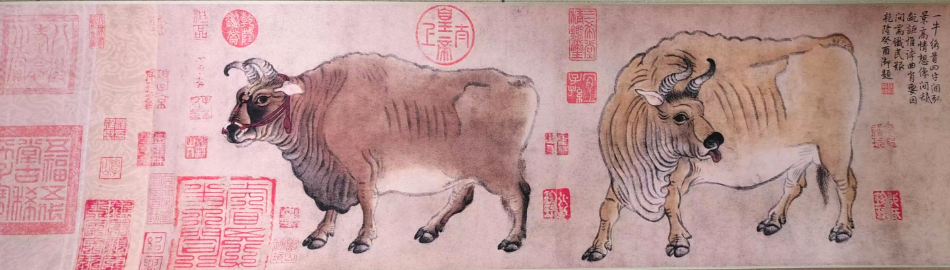 图片[1]-韩滉《五牛图》-嘉城艺术交易平台