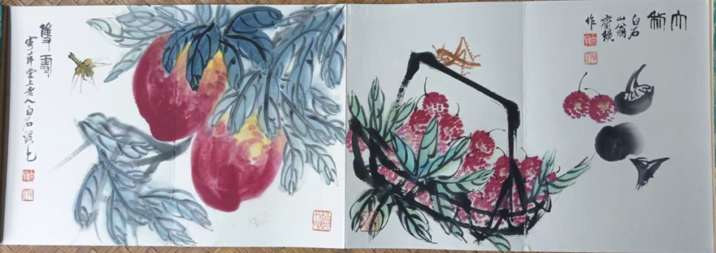 图片[1]-齐白石《花虫图册页》-嘉城艺术交易平台