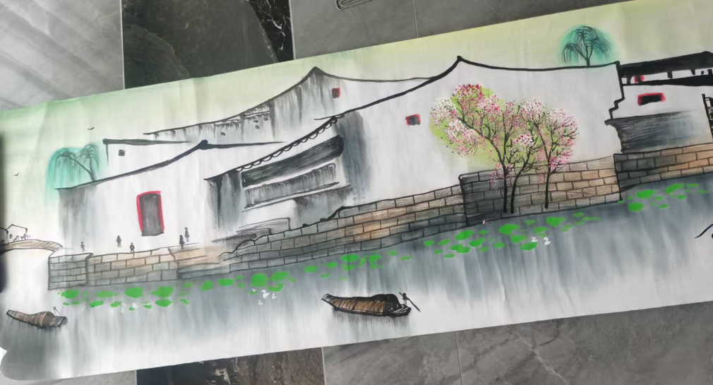 图片[1]-吴冠中《江南水乡》-嘉城艺术交易平台