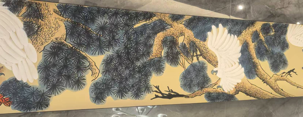 图片[3]-李苦禅《白鹰图》长卷-嘉城艺术交易平台