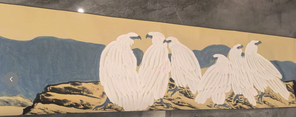 图片[7]-李苦禅《白鹰图》长卷-嘉城艺术交易平台