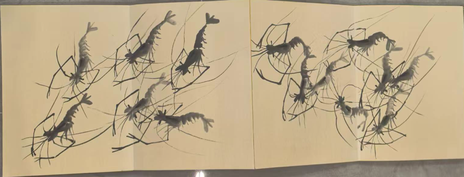 图片[1]-齐白石《墨虾图》合集-嘉城艺术交易平台