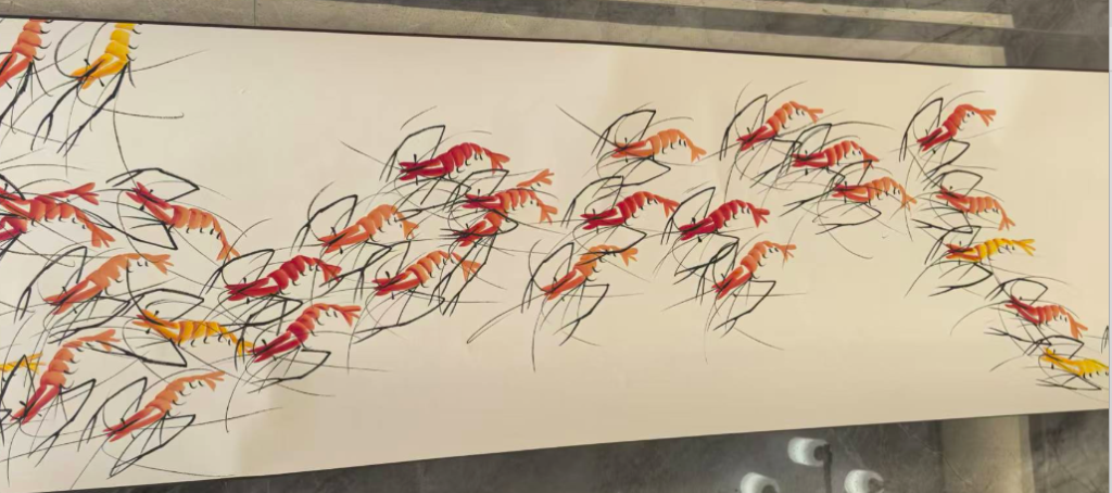 图片[6]-齐白石《红虾图》长卷-嘉城艺术交易平台