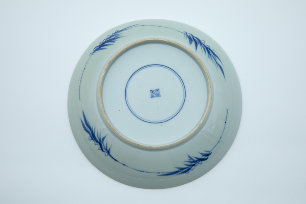 图片[2]-三支娘教子青花盘-嘉城艺术交易平台