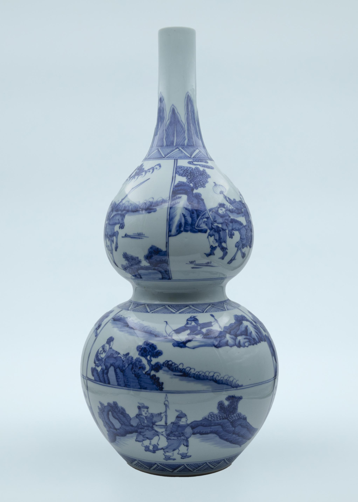 图片[2]-青花开光人物故事葫芦-嘉城艺术交易平台