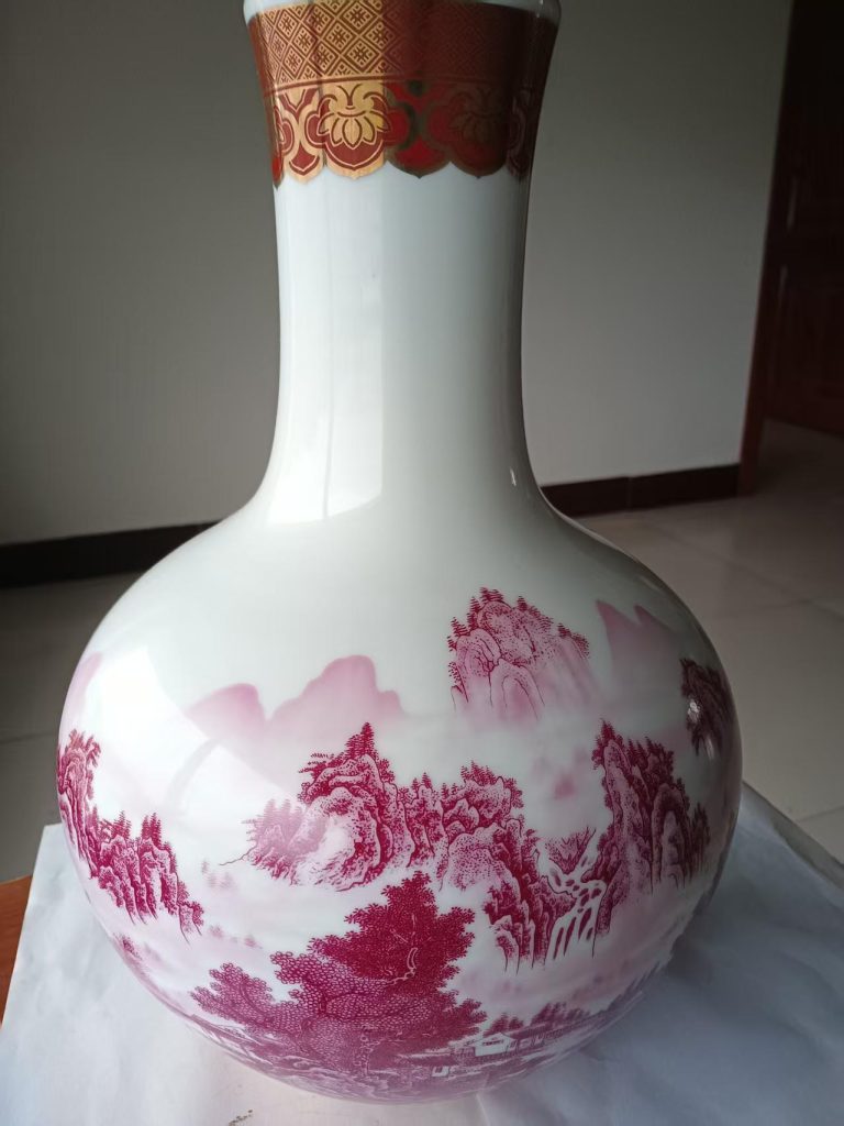 图片[1]-王锡良、王采《江山万里图》赏瓶-嘉城艺术交易平台