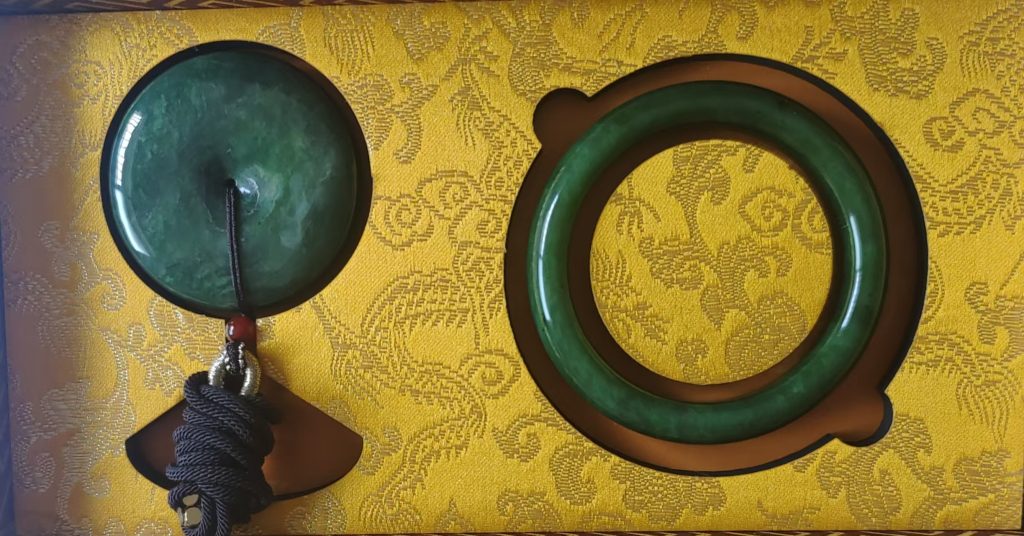 图片[1]-和田玉(碧玉)《手镯、平安扣》-嘉城艺术交易平台