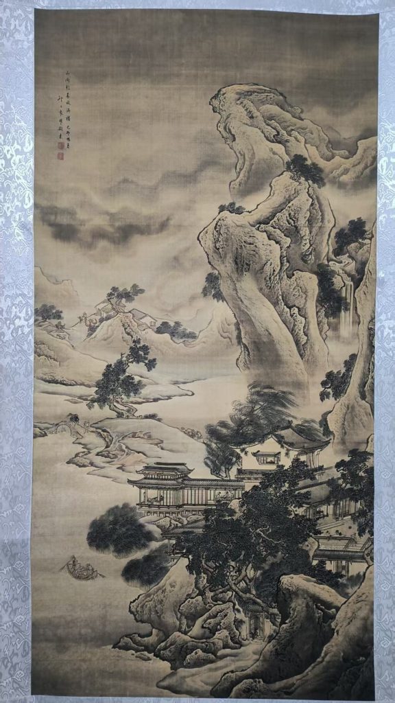 图片[1]-袁耀《山水楼阁图》-嘉城艺术交易平台