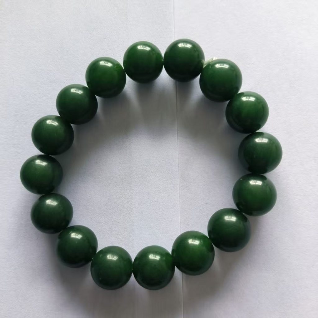图片[1]-和田玉（碧玉）《手串》-嘉城艺术交易平台