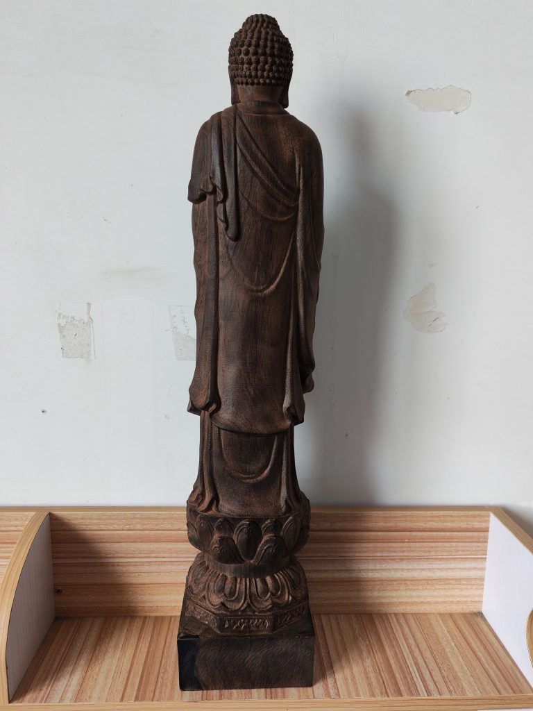 图片[2]-芽庄沉香木《佛像镶嵌乾隆通宝》-嘉城艺术交易平台