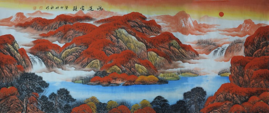 图片[1]-朱仲秋《鸿运当头》-嘉城艺术交易平台