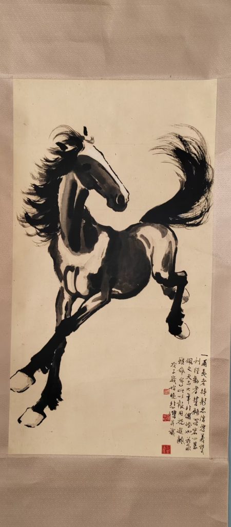 图片[1]-徐悲鸿《骏马图》-嘉城艺术交易平台