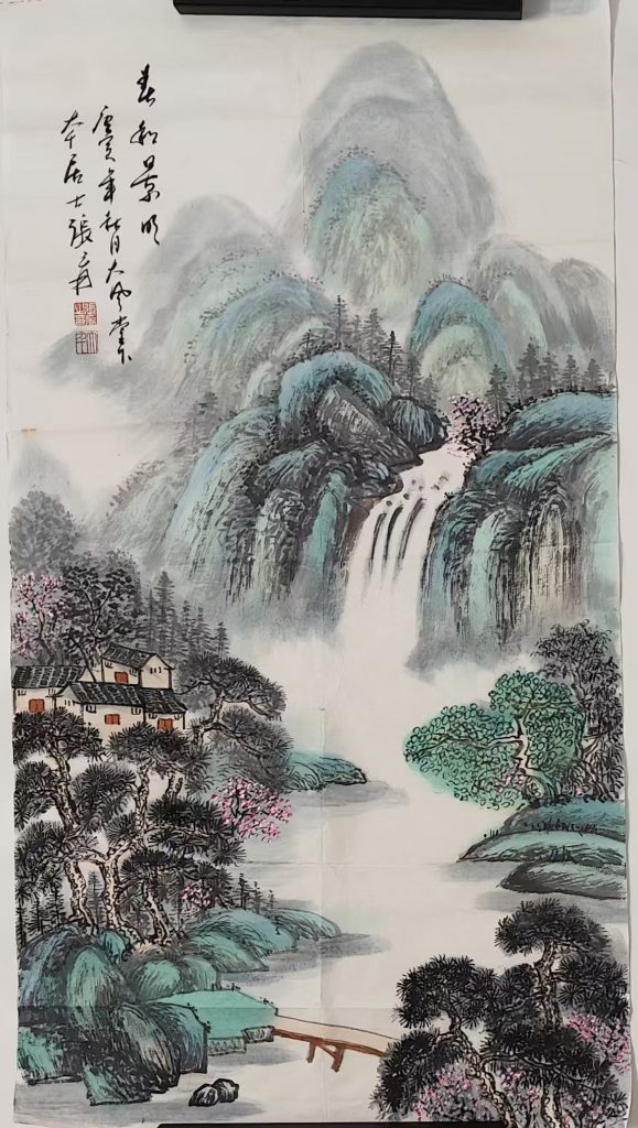 图片[1]-张大千《春和景明》-嘉城艺术交易平台