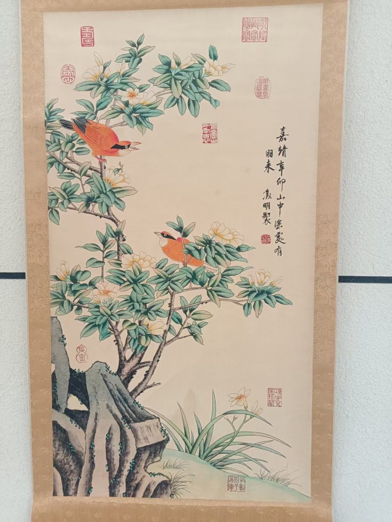 图片[1]-文徽明《花鸟图》-嘉城艺术交易平台