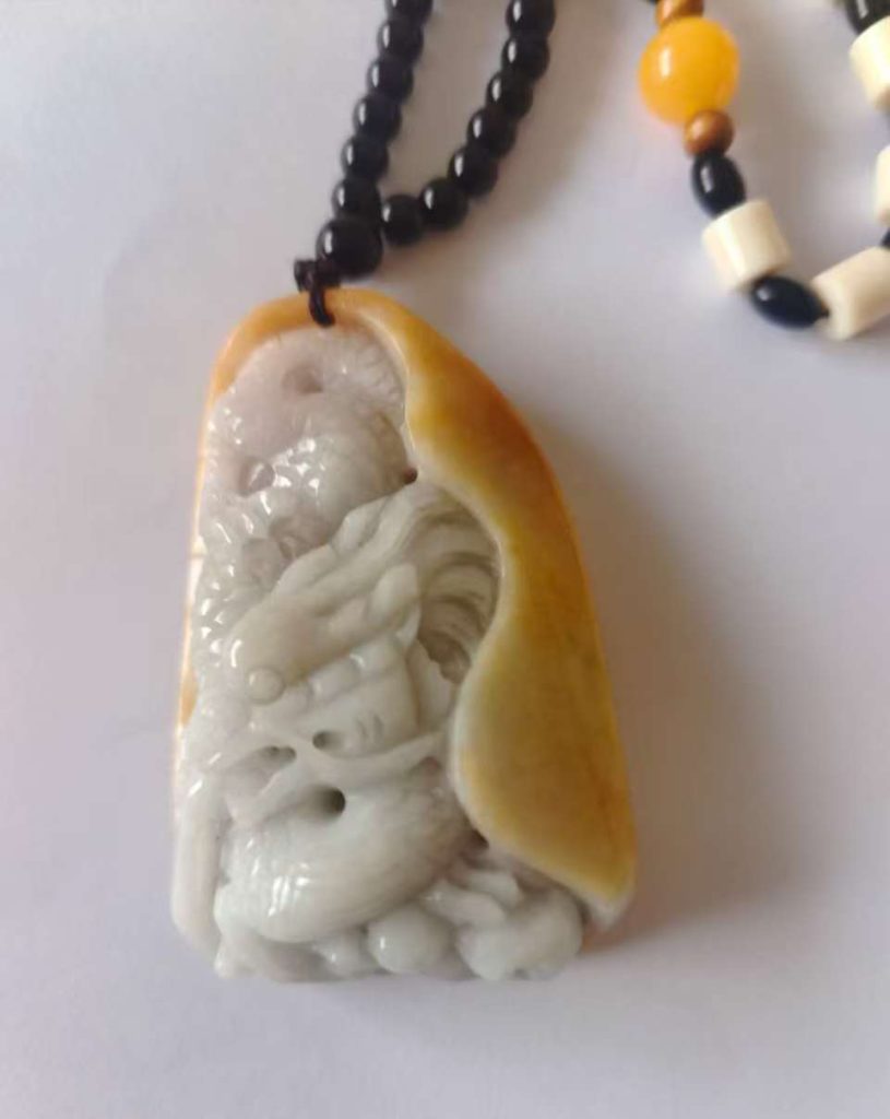 图片[1]-翡翠《龙行天下》-嘉城艺术交易平台