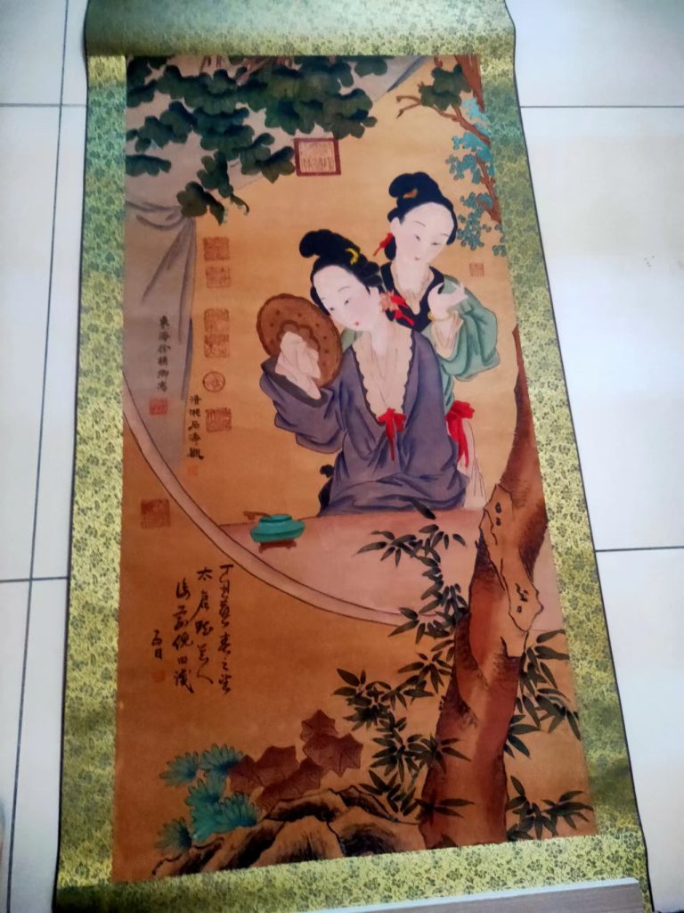 图片[1]-徐祯卿《仕女图》-嘉城艺术交易平台