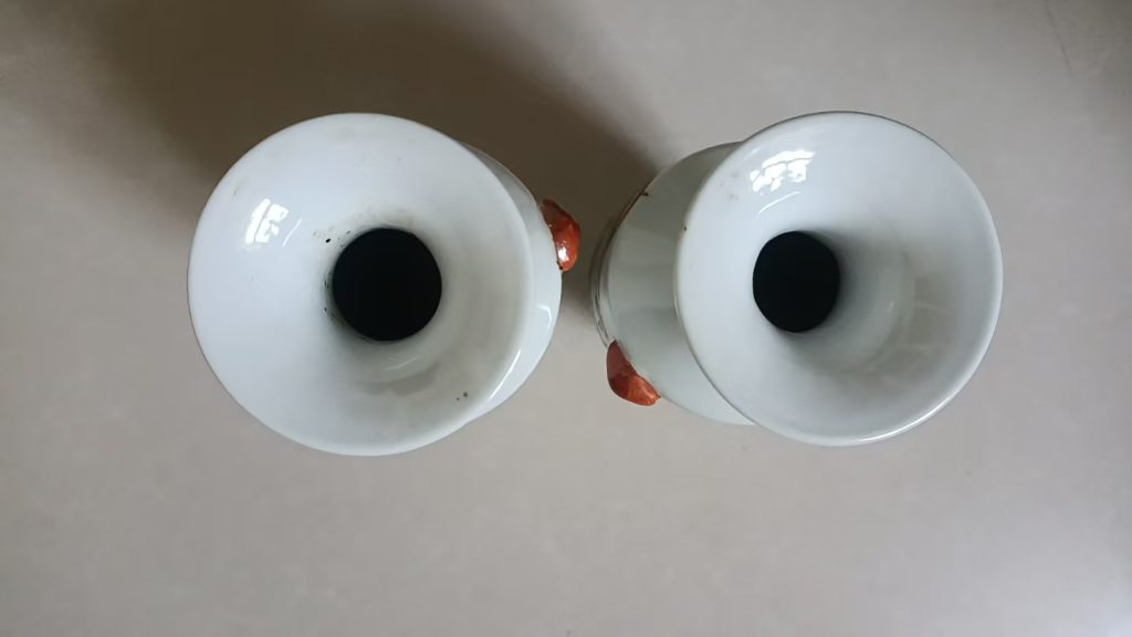 图片[2]-光绪年制《粉彩麒麟送子图虎环耳赏瓶》一对-嘉城艺术交易平台