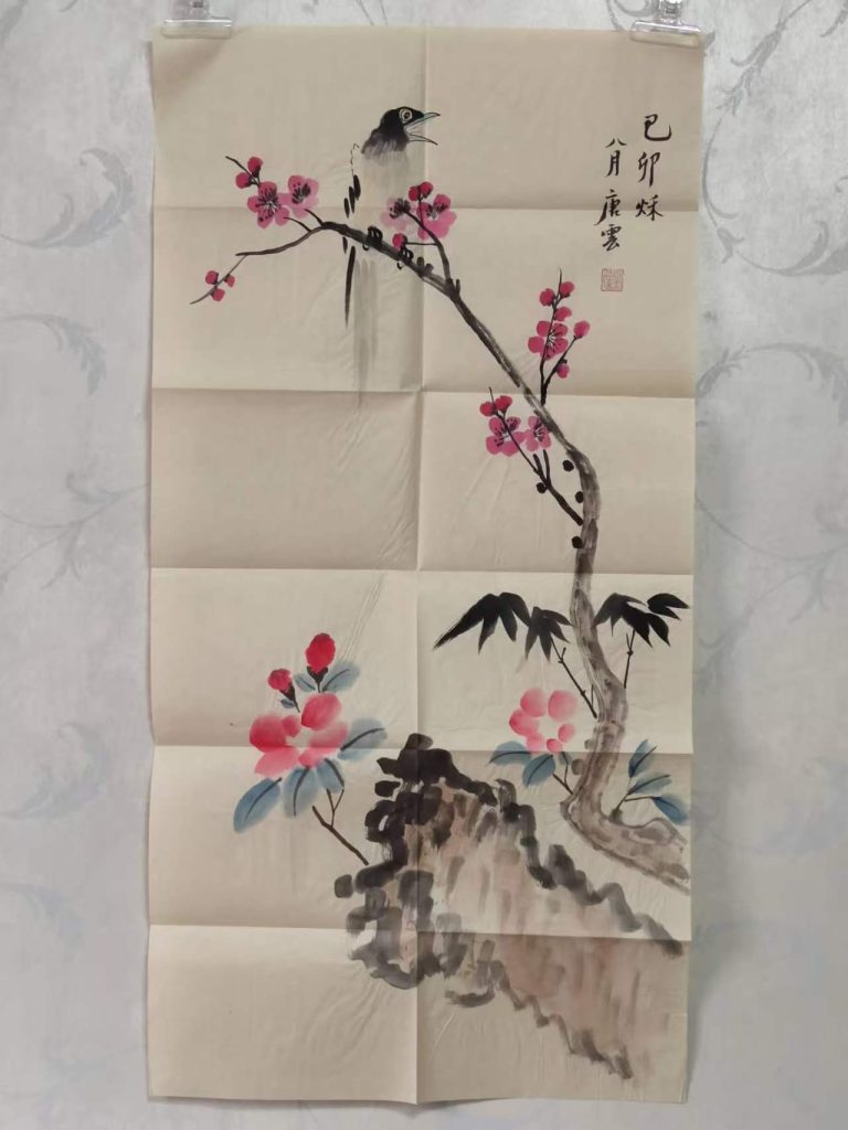 图片[1]-唐云《花鸟图》-嘉城艺术交易平台