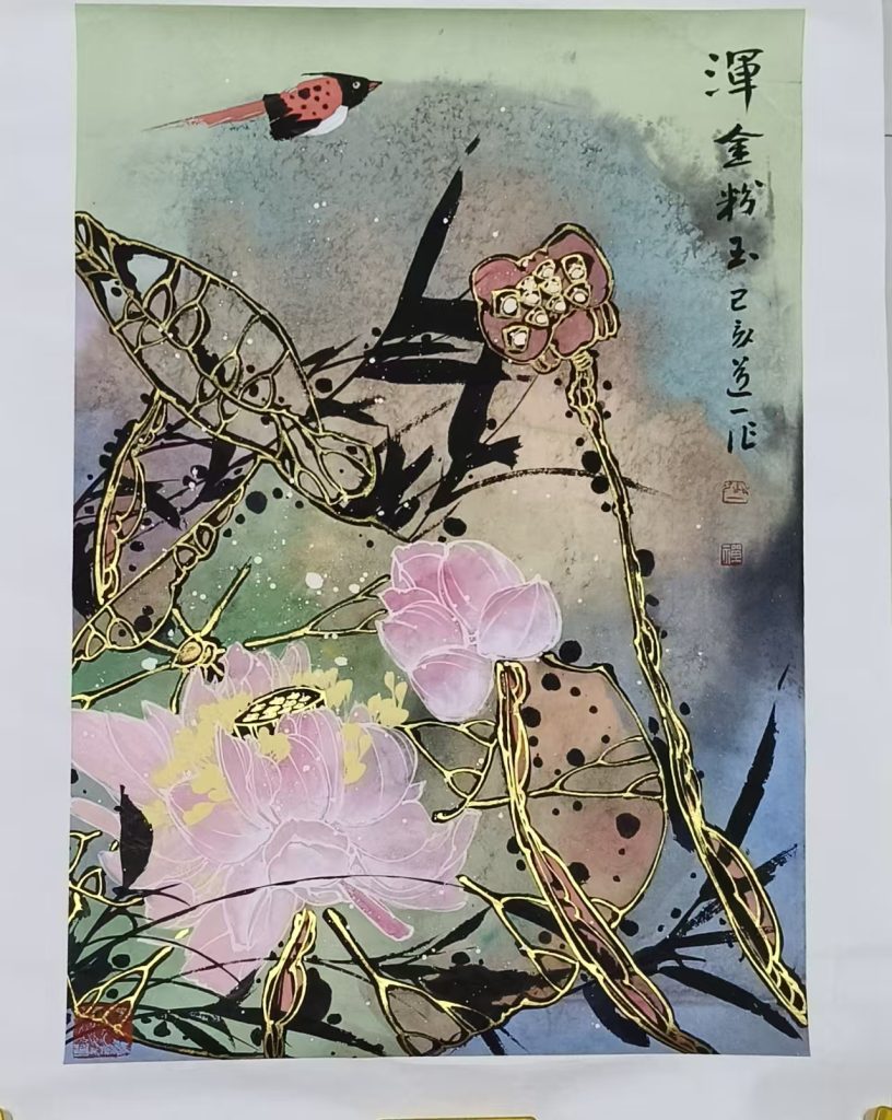 图片[1]-李学斌《花鸟图》-嘉城艺术交易平台