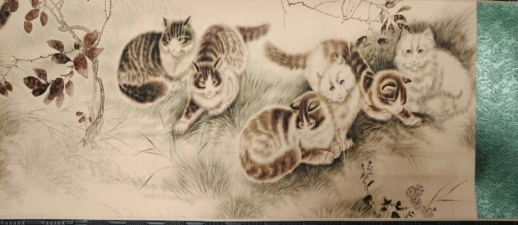 图片[3]-王雪涛《 群猫嬉戏》-嘉城艺术交易平台