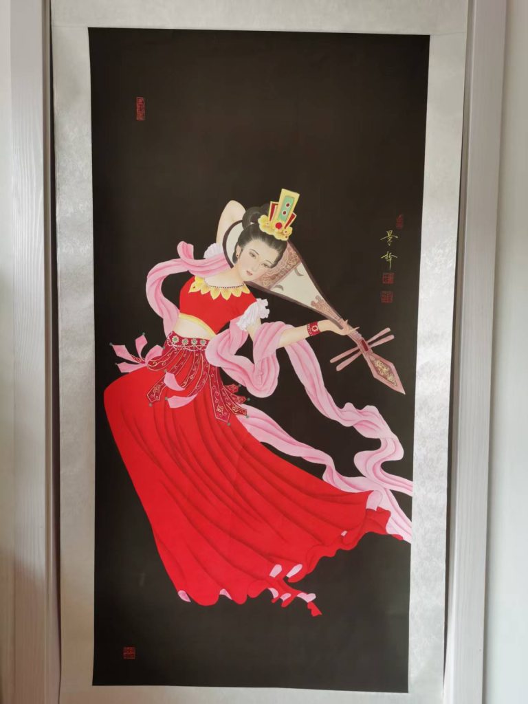 图片[1]-崔景哲《中国红-人物图》-嘉城艺术交易平台