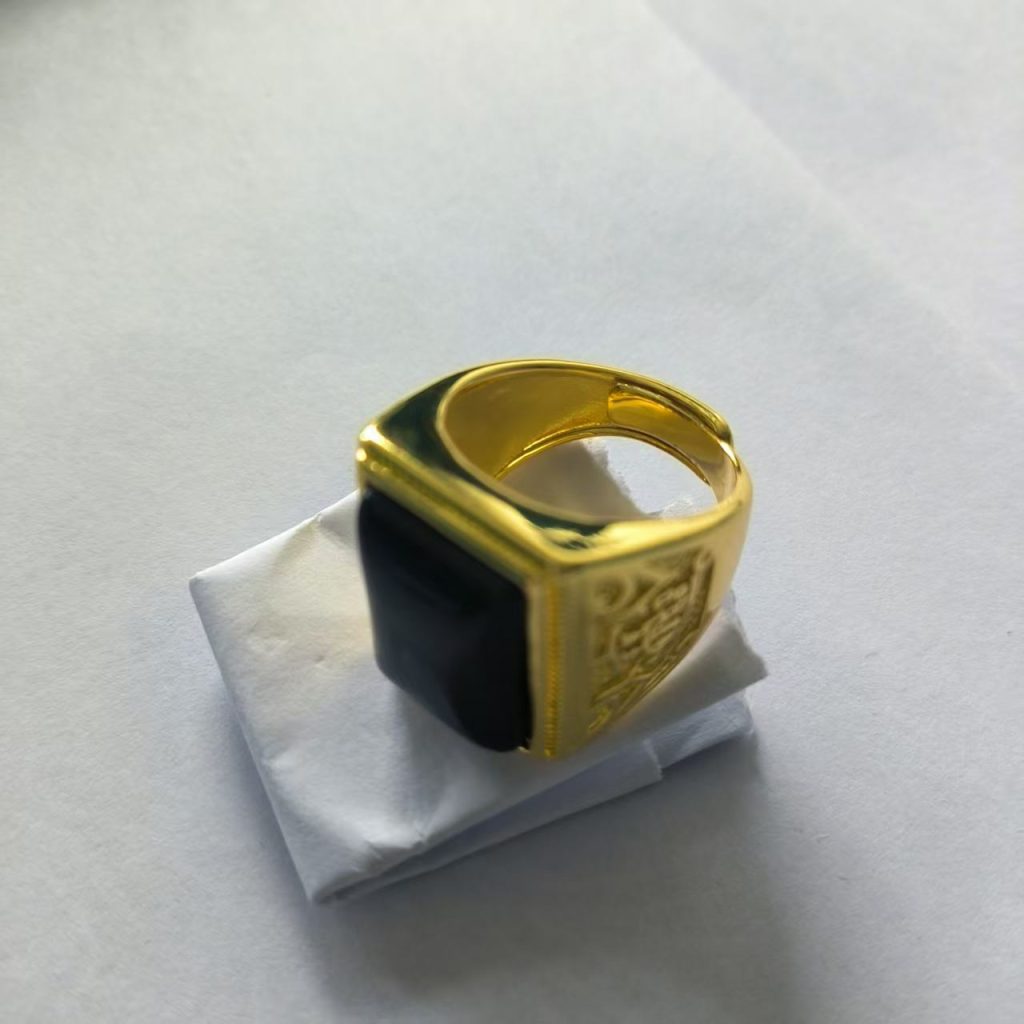 图片[1]-和田玉(墨玉)《戒指》-嘉城艺术交易平台