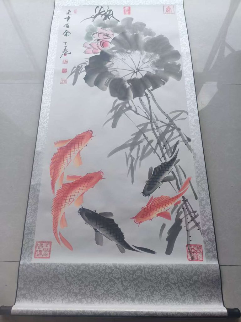 图片[1]-谭建利《连年有余》-嘉城艺术交易平台