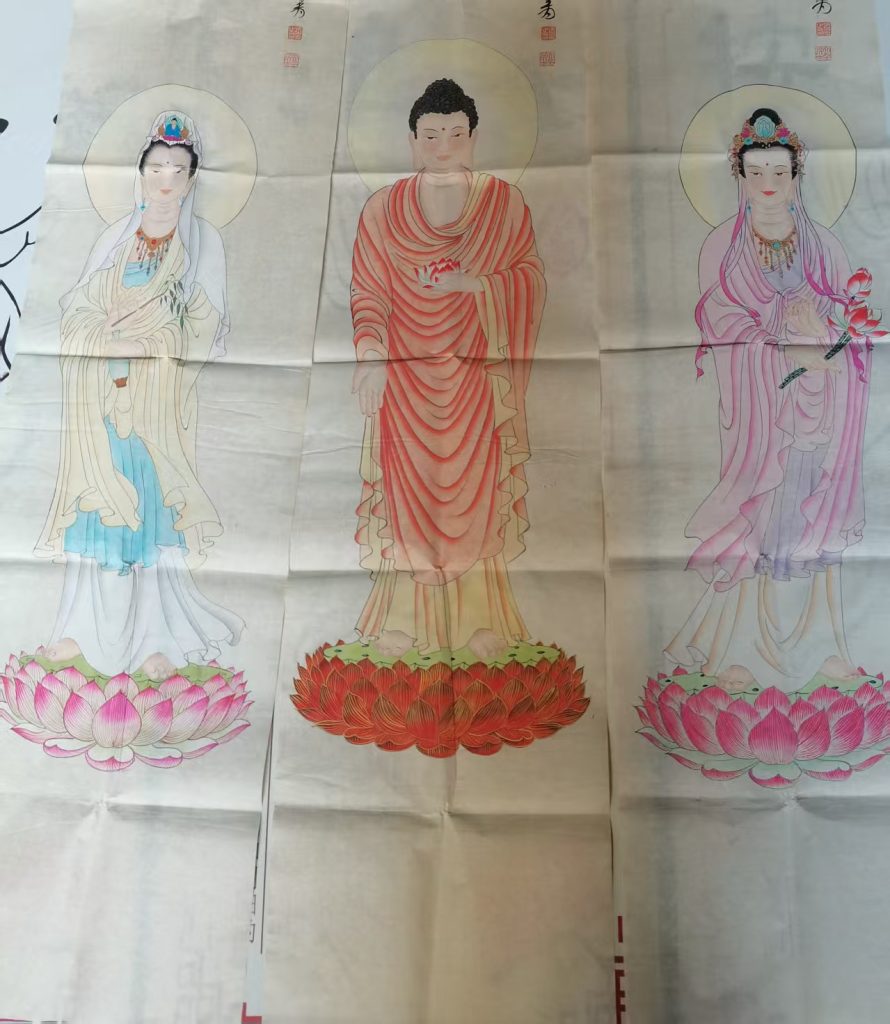 图片[1]-张大千《佛像》-嘉城艺术交易平台