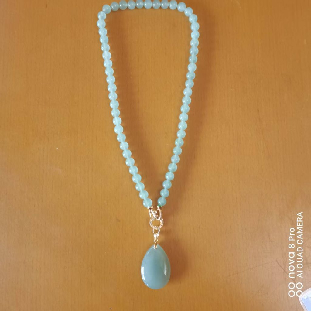 图片[1]-石英岩玉《项链.吊坠》-嘉城艺术交易平台