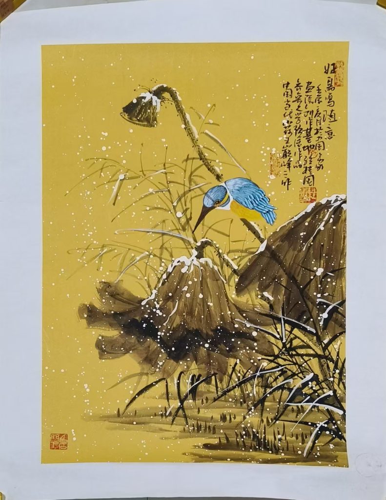 图片[1]-孙桂国《花鸟图》-嘉城艺术交易平台