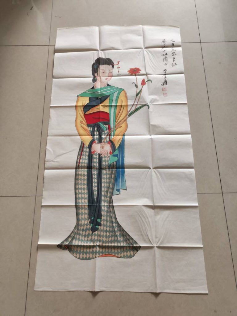 图片[1]-张大千《人物图》-嘉城艺术交易平台