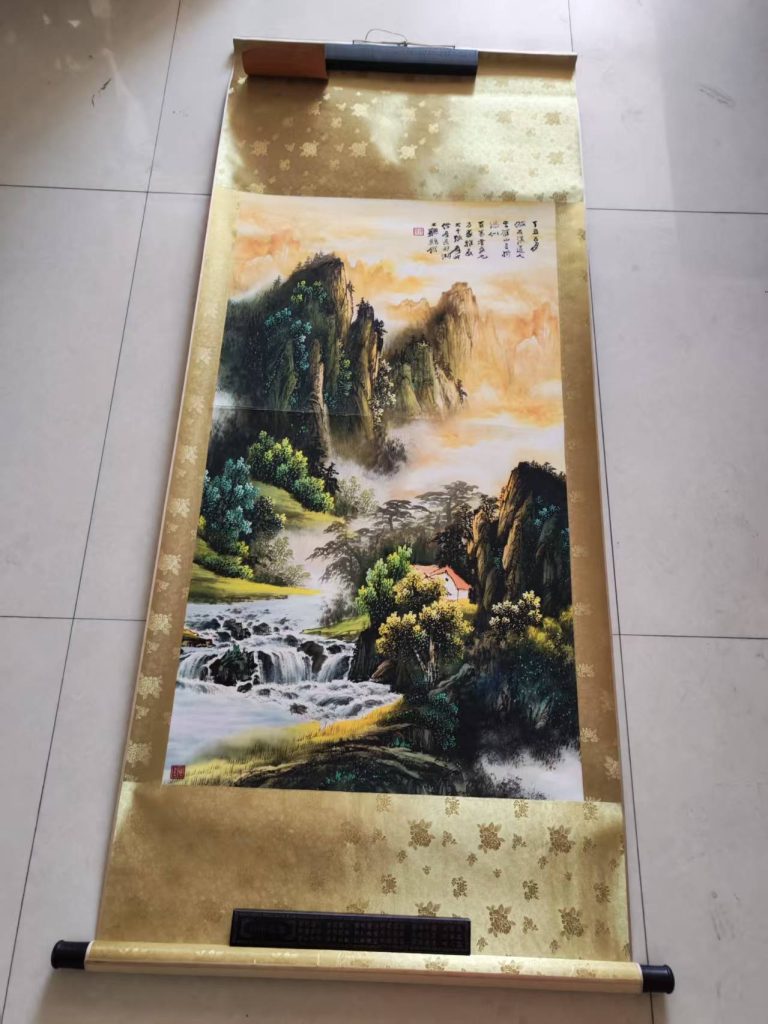 图片[1]-张大千《山水图》-嘉城艺术交易平台