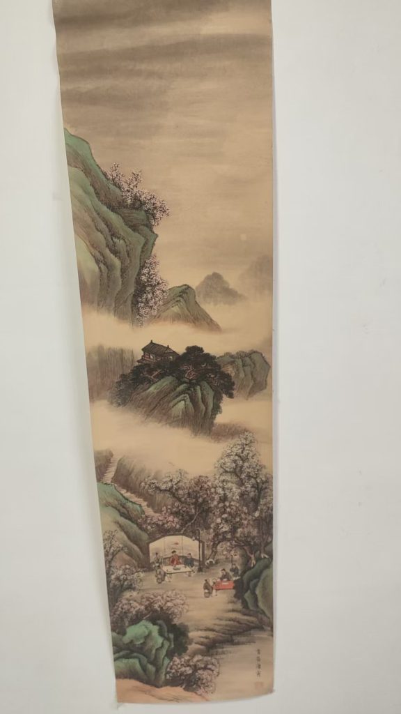 图片[1]-唐寅《山水图》-嘉城艺术交易平台