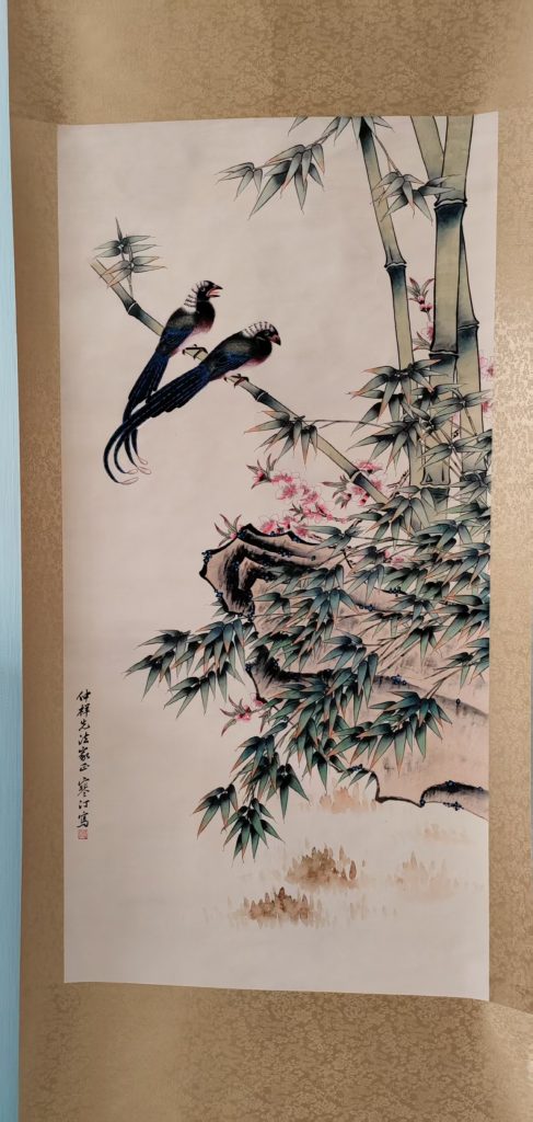 图片[1]-江寒汀《三寿图》-嘉城艺术交易平台