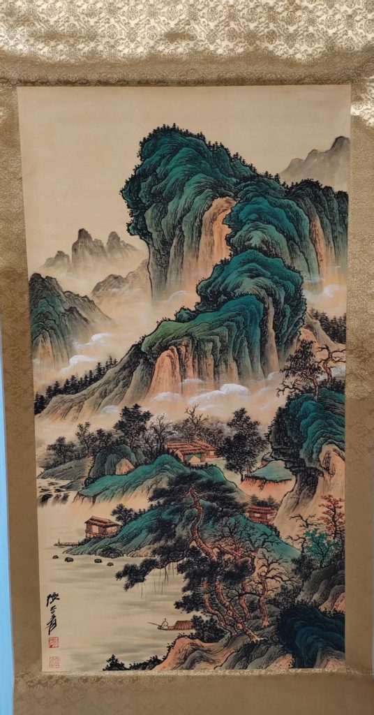 图片[1]-张大千《清风云天》-嘉城艺术交易平台